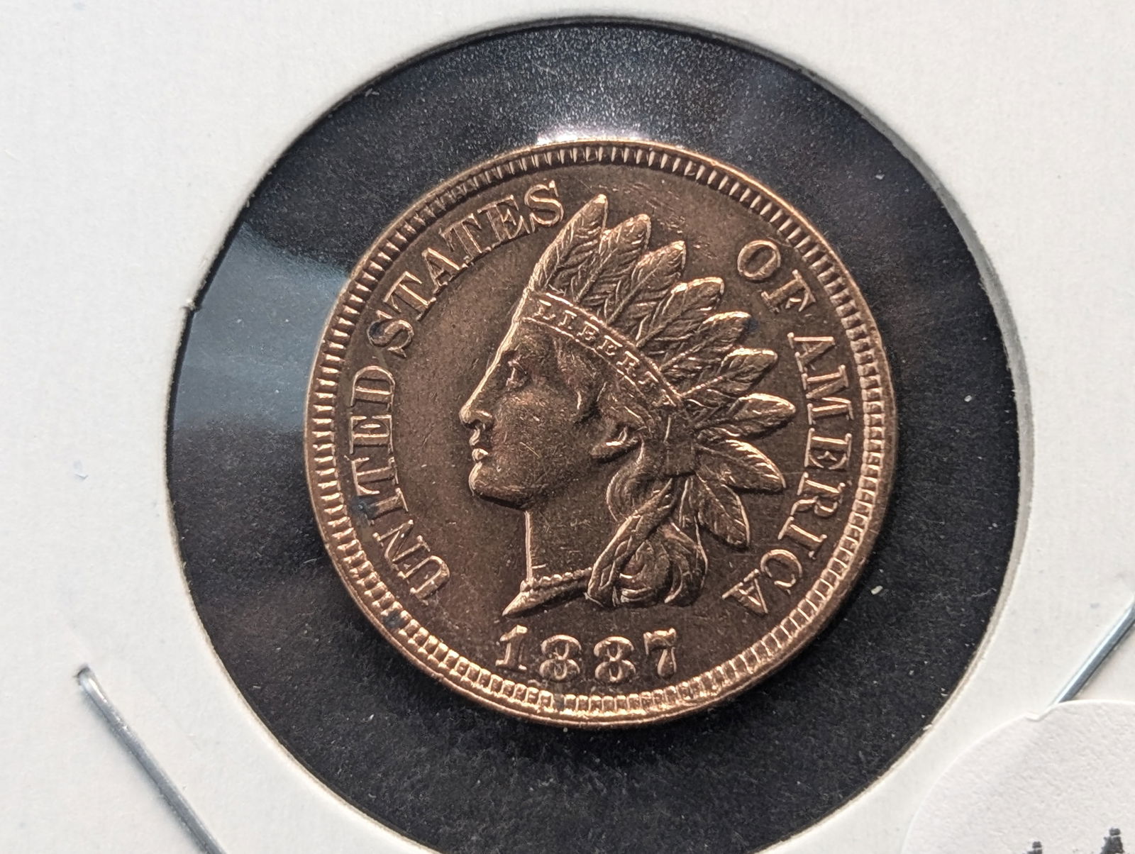 1887 Indian Head Cent. (1 of 3)