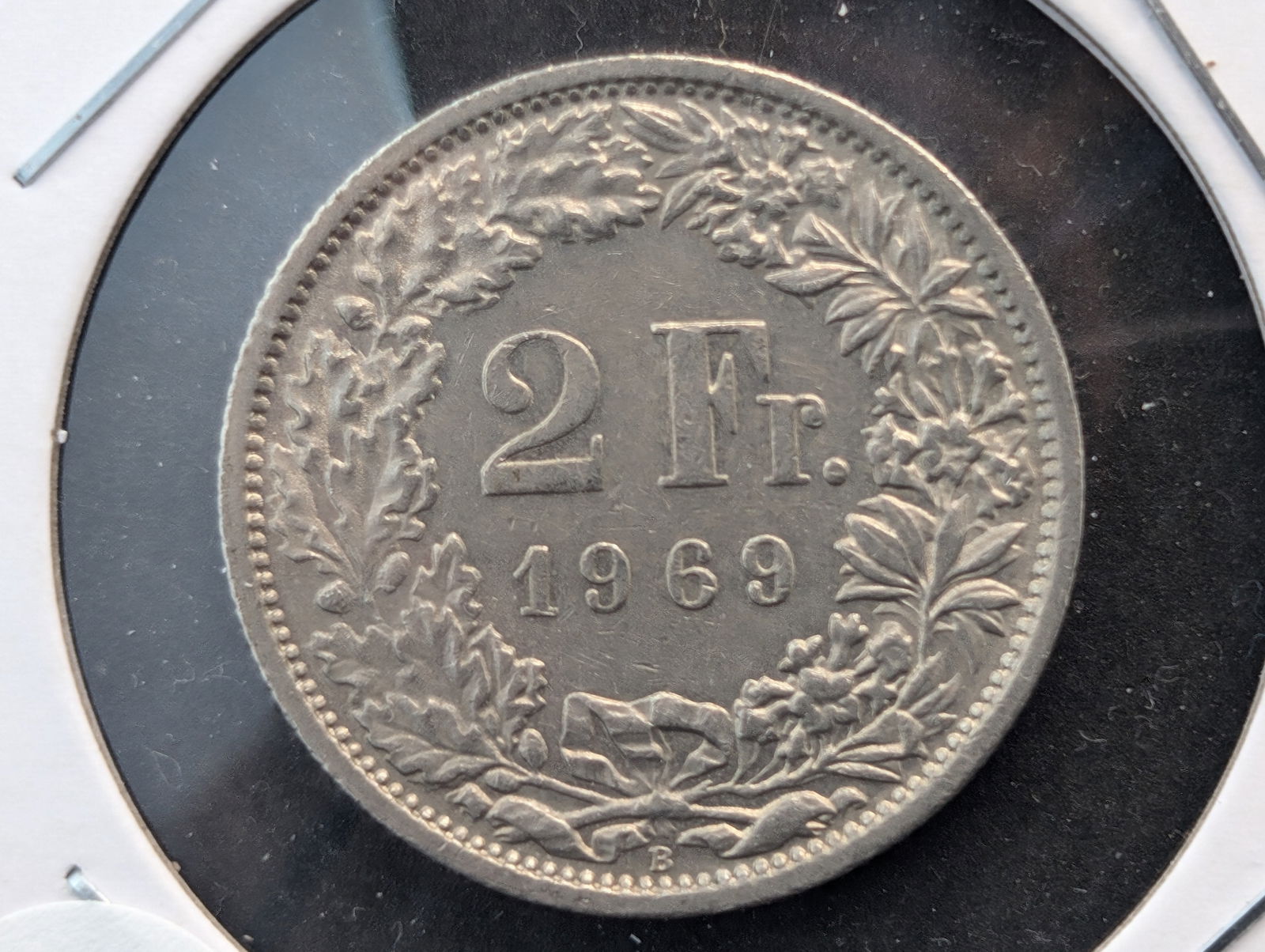 1969-B Switzerland 2 Francs, GEM UNC (1 of 3)