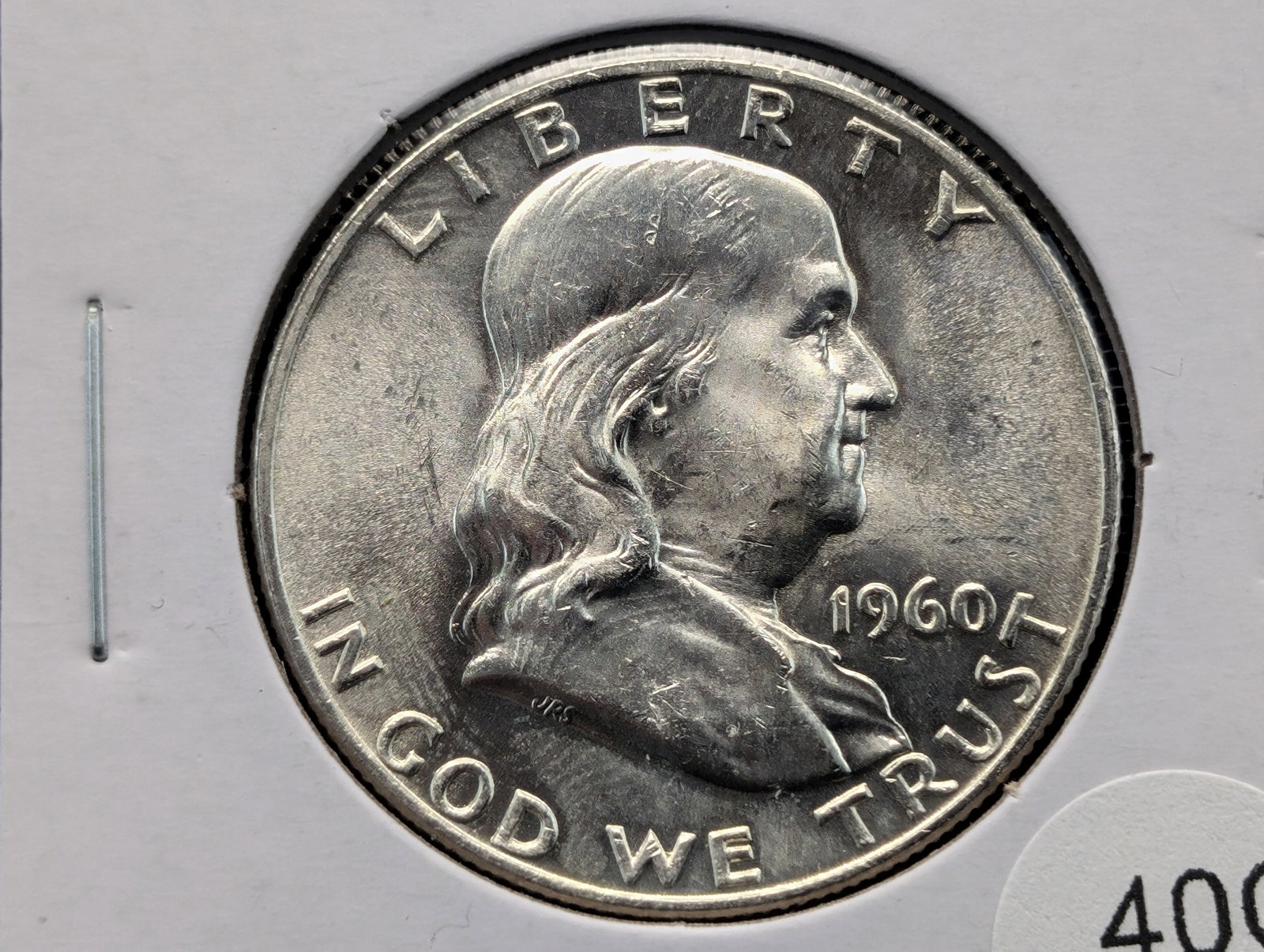 1960-D Franklin Half Dollar.: 1960-D Franklin Half Dollar.