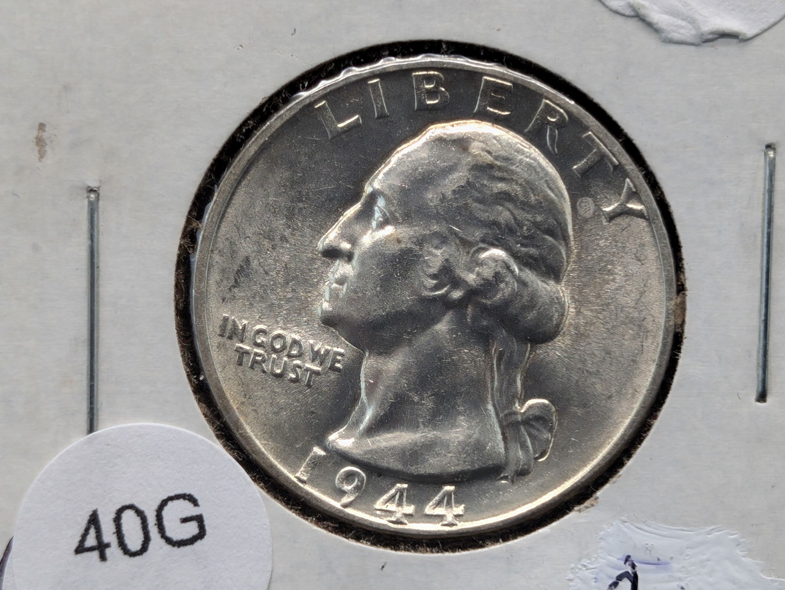 1944 Washington Quarter. 90% Silver. GEM BU. WWII Era (1 of 2)