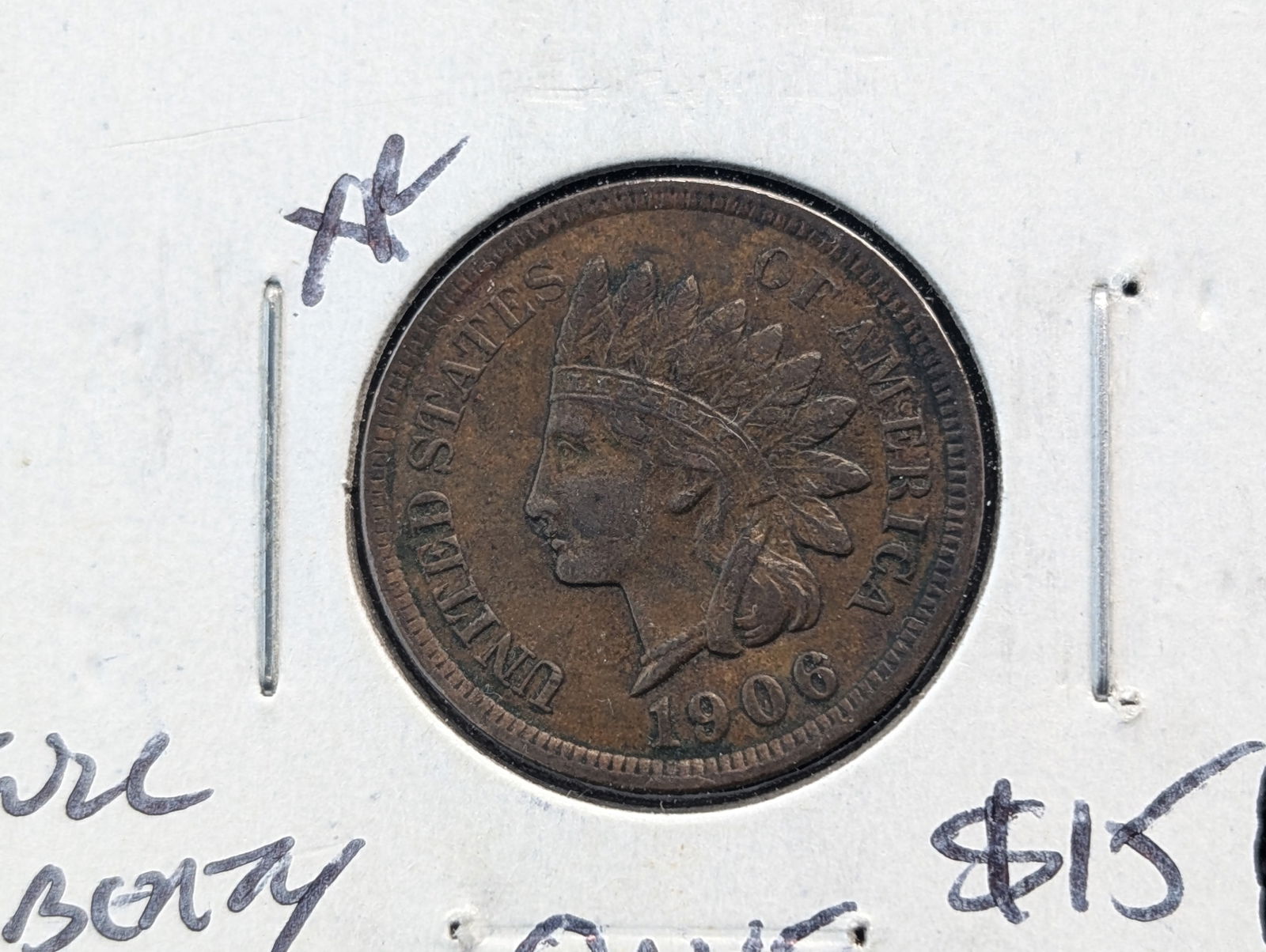 1906 Indian Head Penny - Full Liberty - Four Diamonds - Great Details (1 of 3)