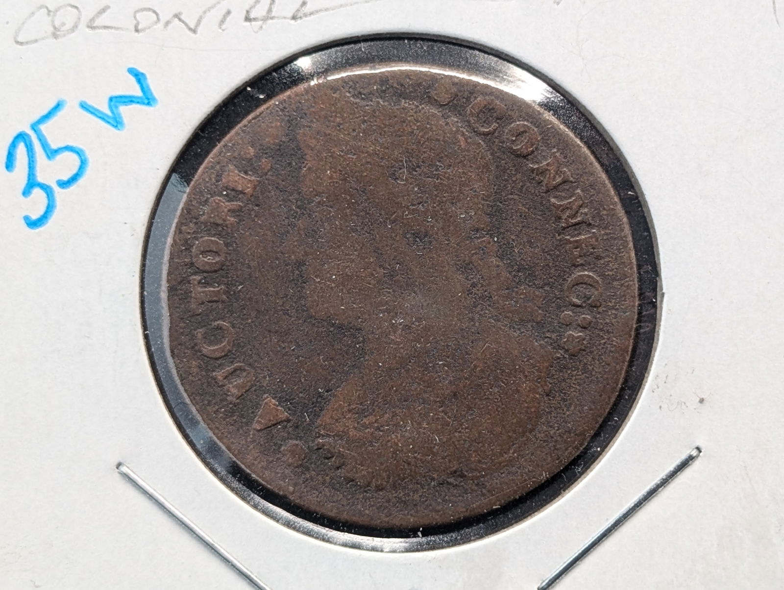 1787 Connecticut Colonial Half Penny (1 of 2)