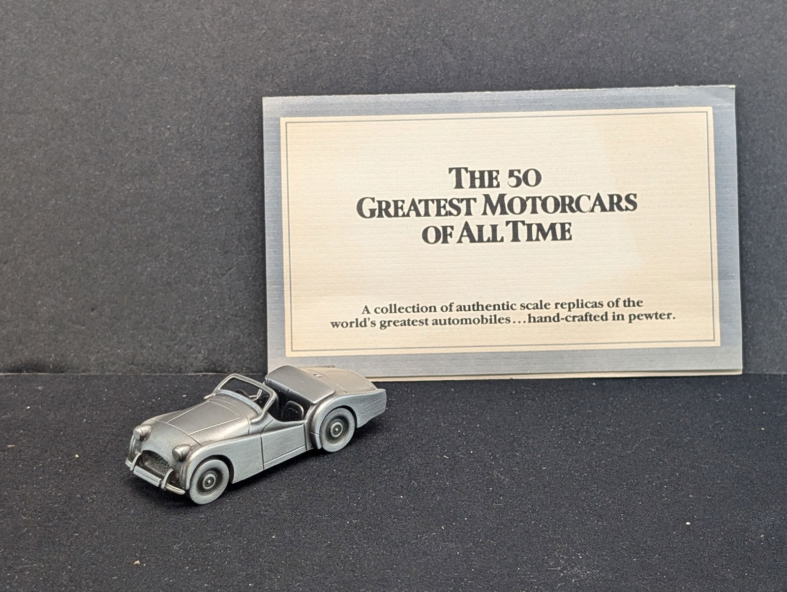 Danbury Mint - Pewter - 1954 Triumph TR 2 (1 of 7)