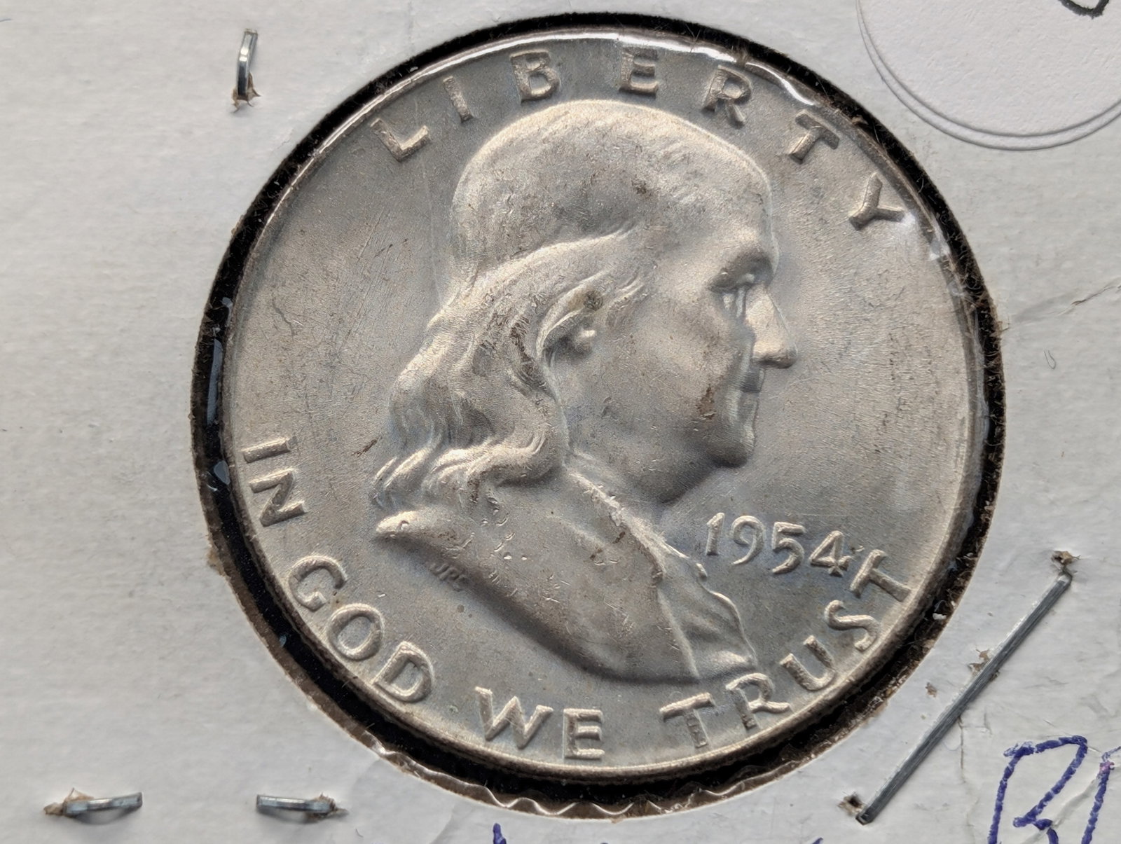 1954D Franklin Half Dollar, MS+. GEM: 1954D Franklin Half Dollar, MS+. GEM