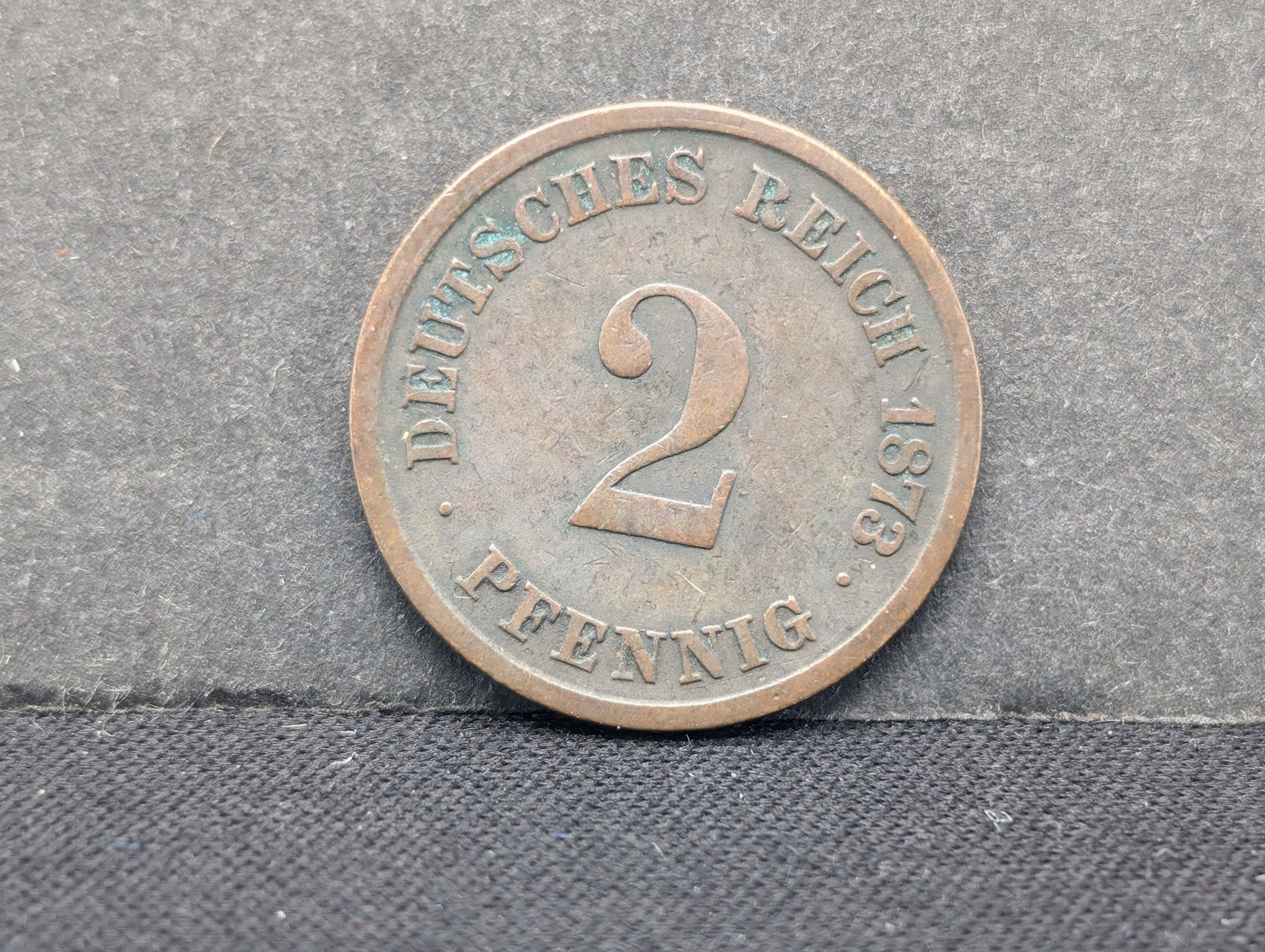 1873 D Germany Empire 2 Pfennig - High Book Value (1 of 2)
