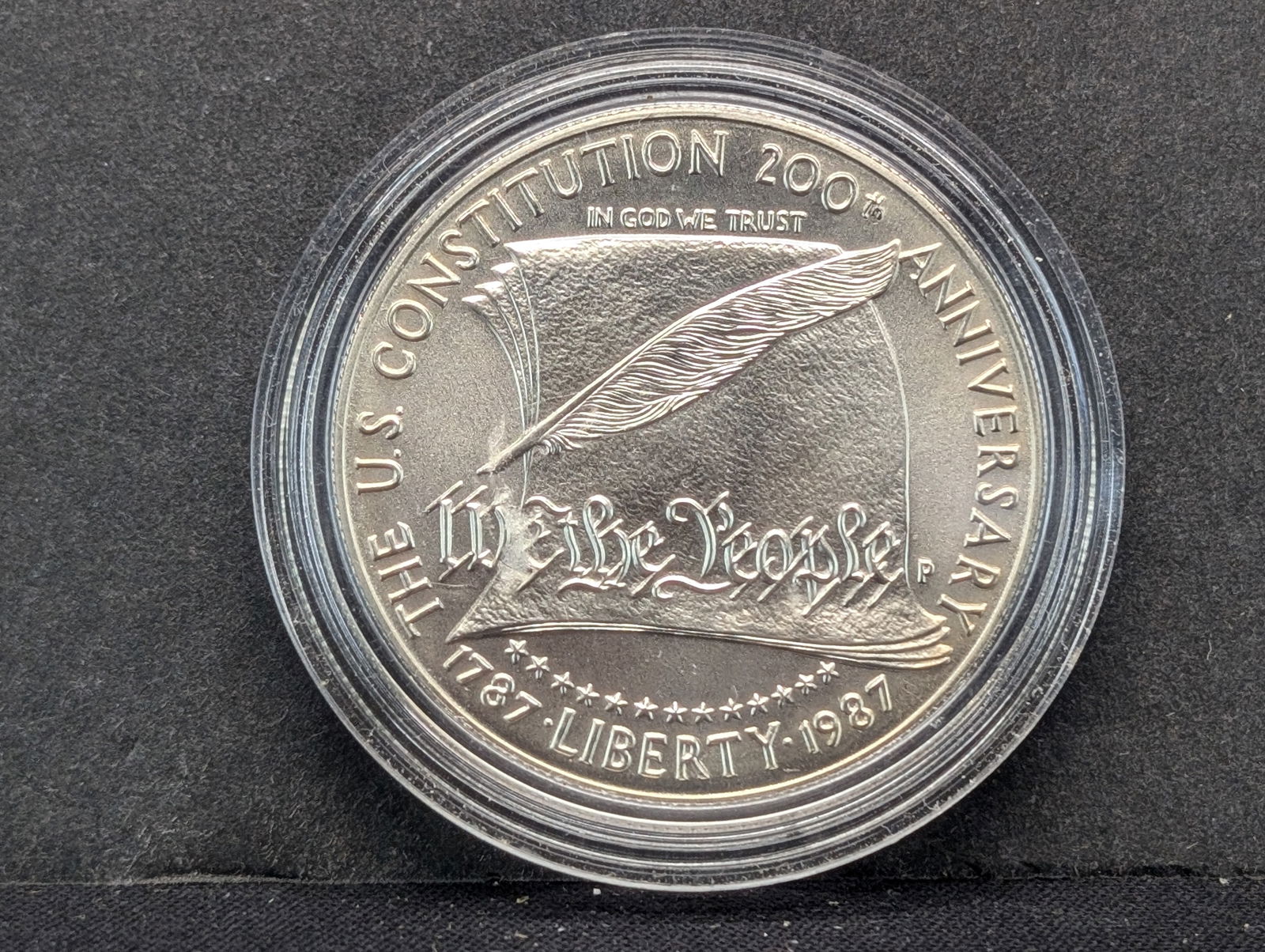 1987-P Proof Constitution Silver Dollar (1 of 2)