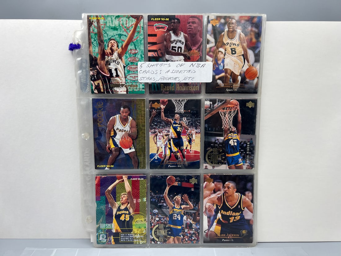 Lot of (45) Assorted Basketball Cards W/ Stars - Varying Conditions - Patrick Ewing, Penny Hardaway, (1 of 5)