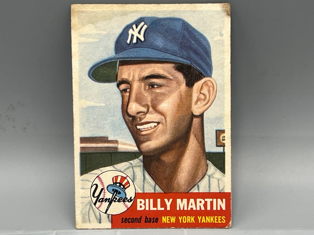 1953 TOPPS #86 BILLY MARTIN (HOF) / YANKEES (1 of 2)
