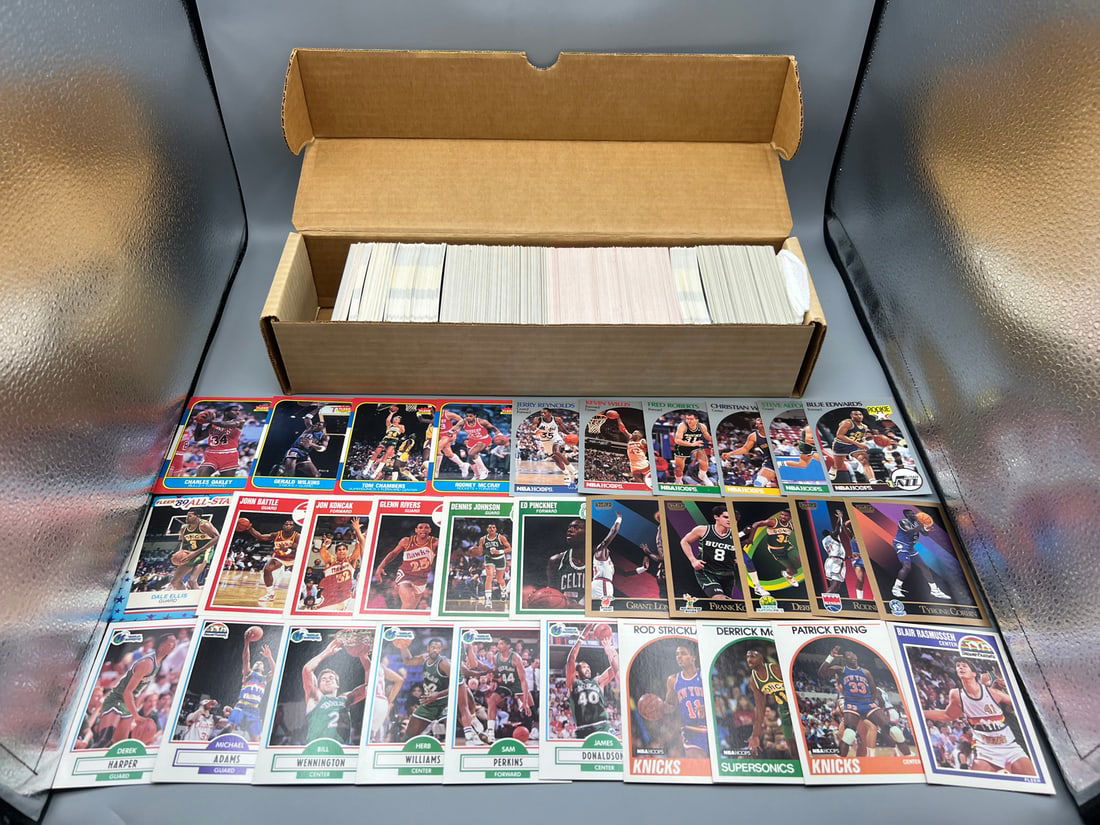 Lot of 750 - 1980's and 1990's Basketball Stars/HOF/RC's - Includes 1986 Fleer (1 of 3)