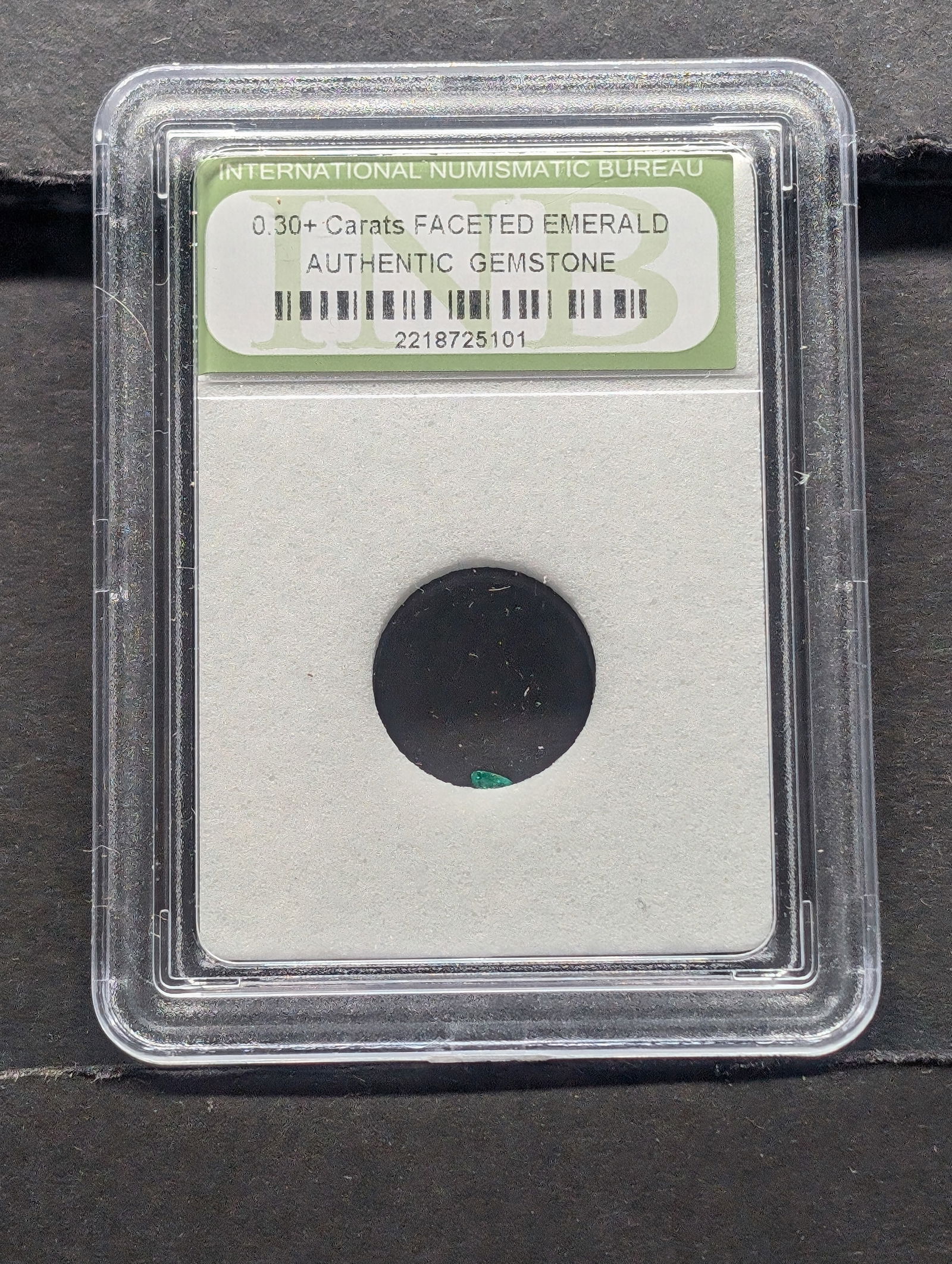 Authentic Gemstone *BEAUTIFUL* 0.30 Ct Faceted Emerald!! (1 of 4)