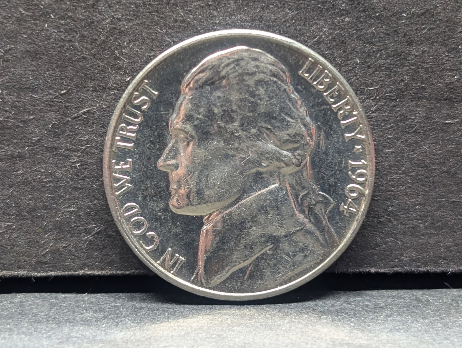 1964 D GEM BU Jefferson Nickel: 1964 D GEM BU Jefferson Nickel