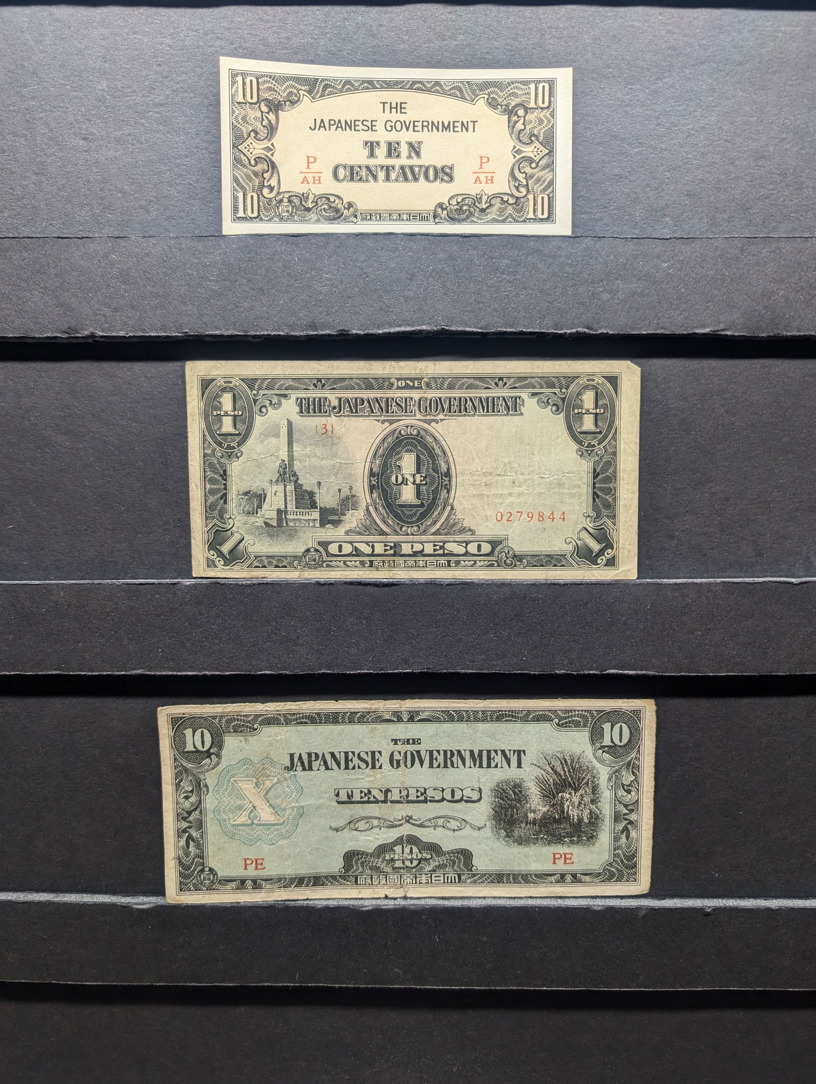 (3) 1943/44 Japanese Occupied Notes (1 of 5)