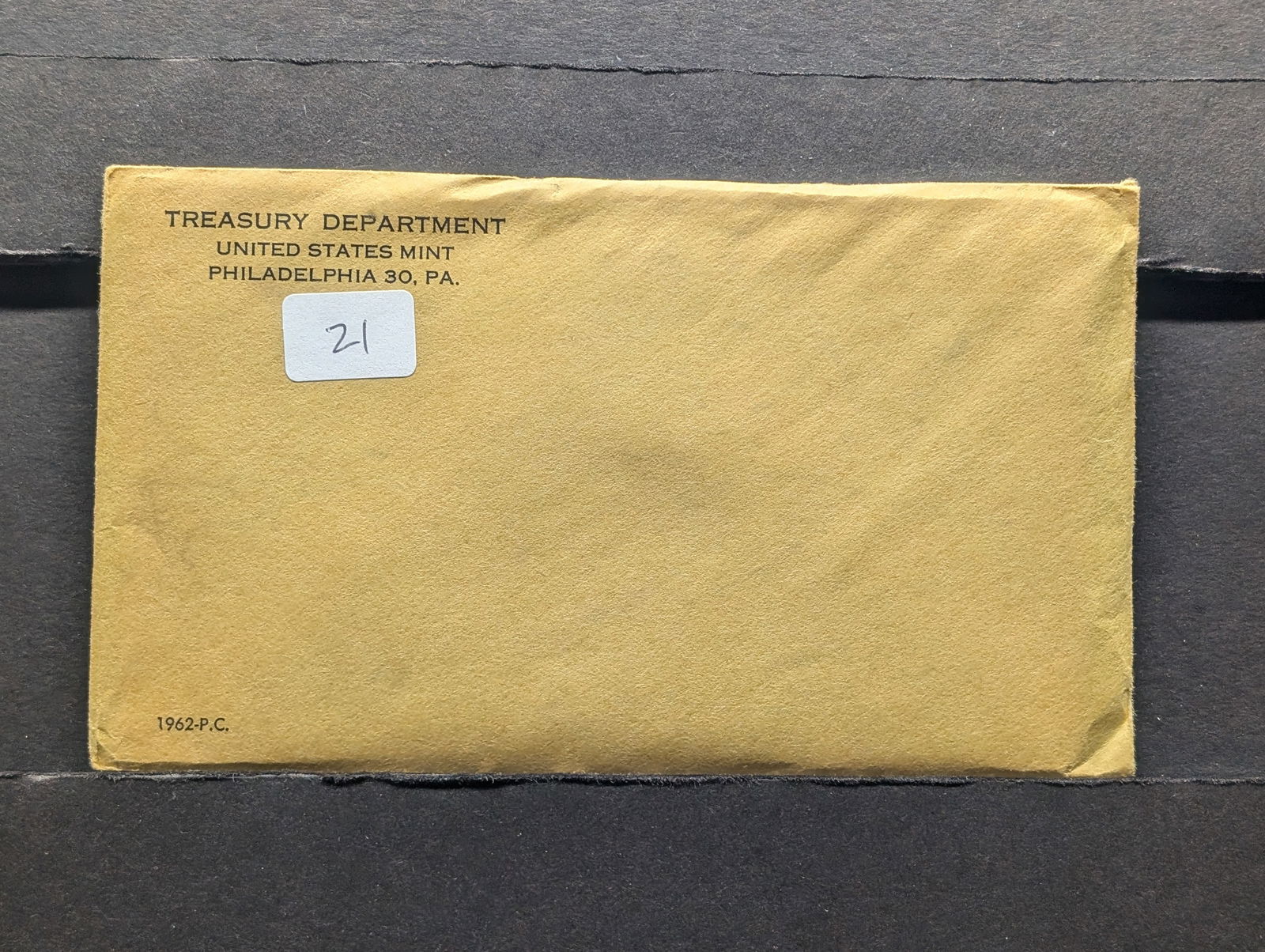 1962-P U.S. Mint Proof Set- Unopened (1 of 3)