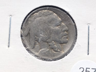 1913-P Type II Buffalo Nickel