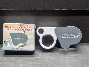 30x22mm 50x12mm Pocket Loupe