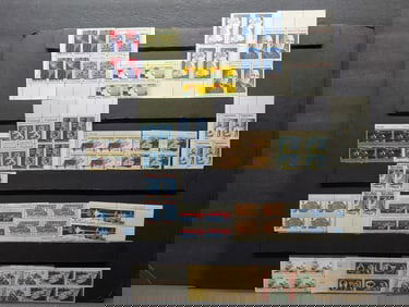 20 Plate Block Stamps- Mint, Never Hinged