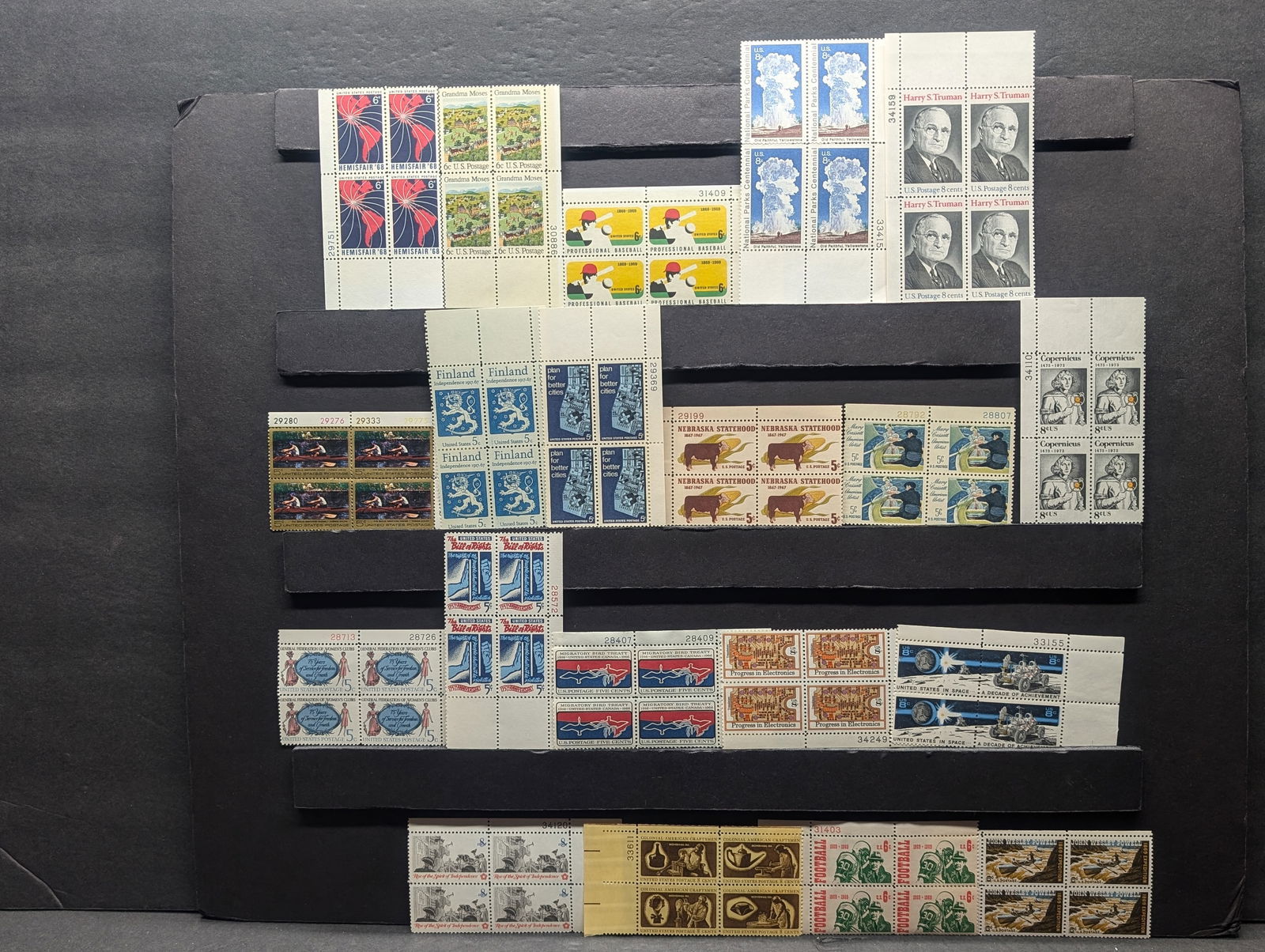 20 Plate Block Stamps- Mint, Never Hinged (1 of 7)