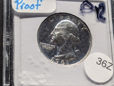 1961 "Proof" Washington Quarter