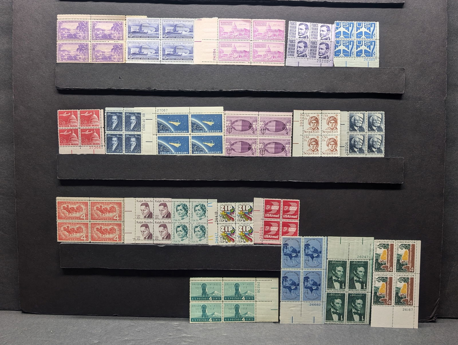 20 Plate Block Stamps- Mint, Never Hinged (1 of 9)