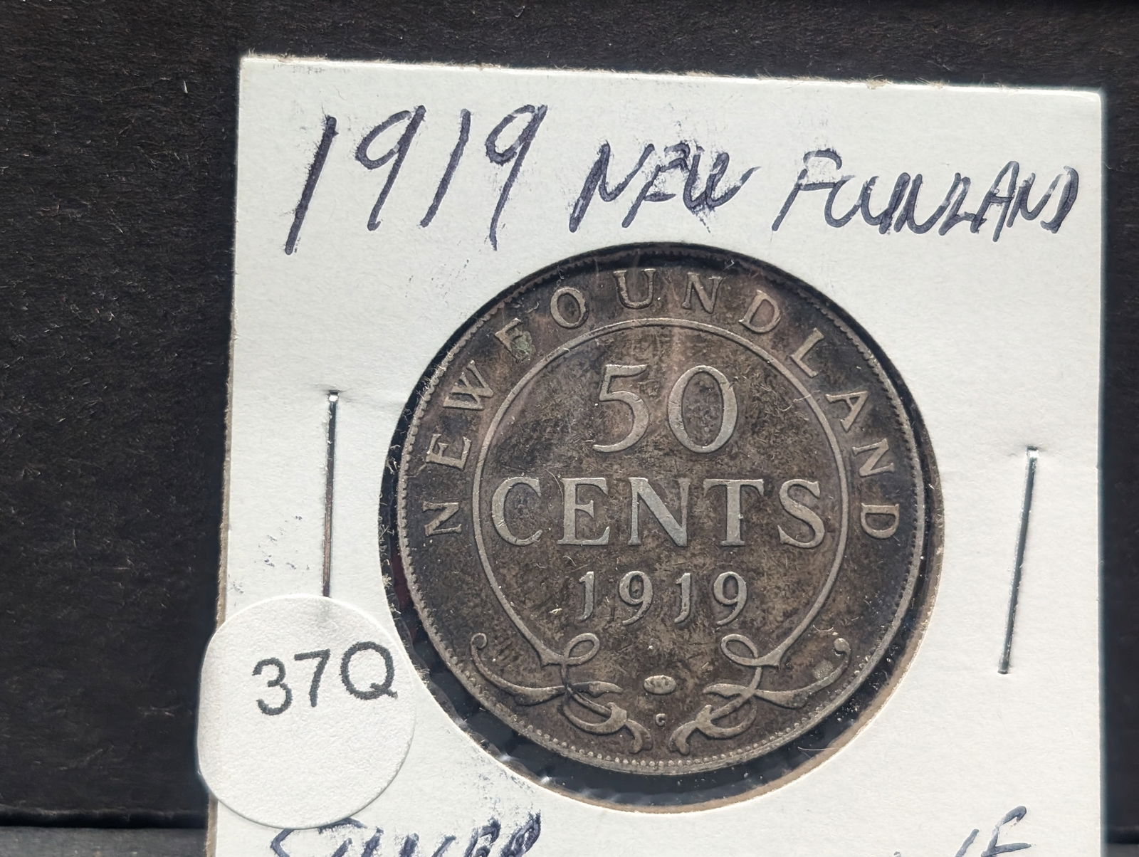 1919-C Newfoundland Half Dollar- 92.5% Silver (1 of 3)