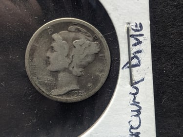 1921-D Silver Mercury Dime
