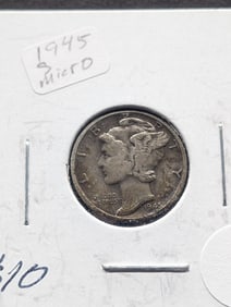 1945-S "Micro S" Mercury Dime