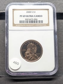 2000 S Sacagawea Golden Dollar NGC PF 69 Ultra Cameo
