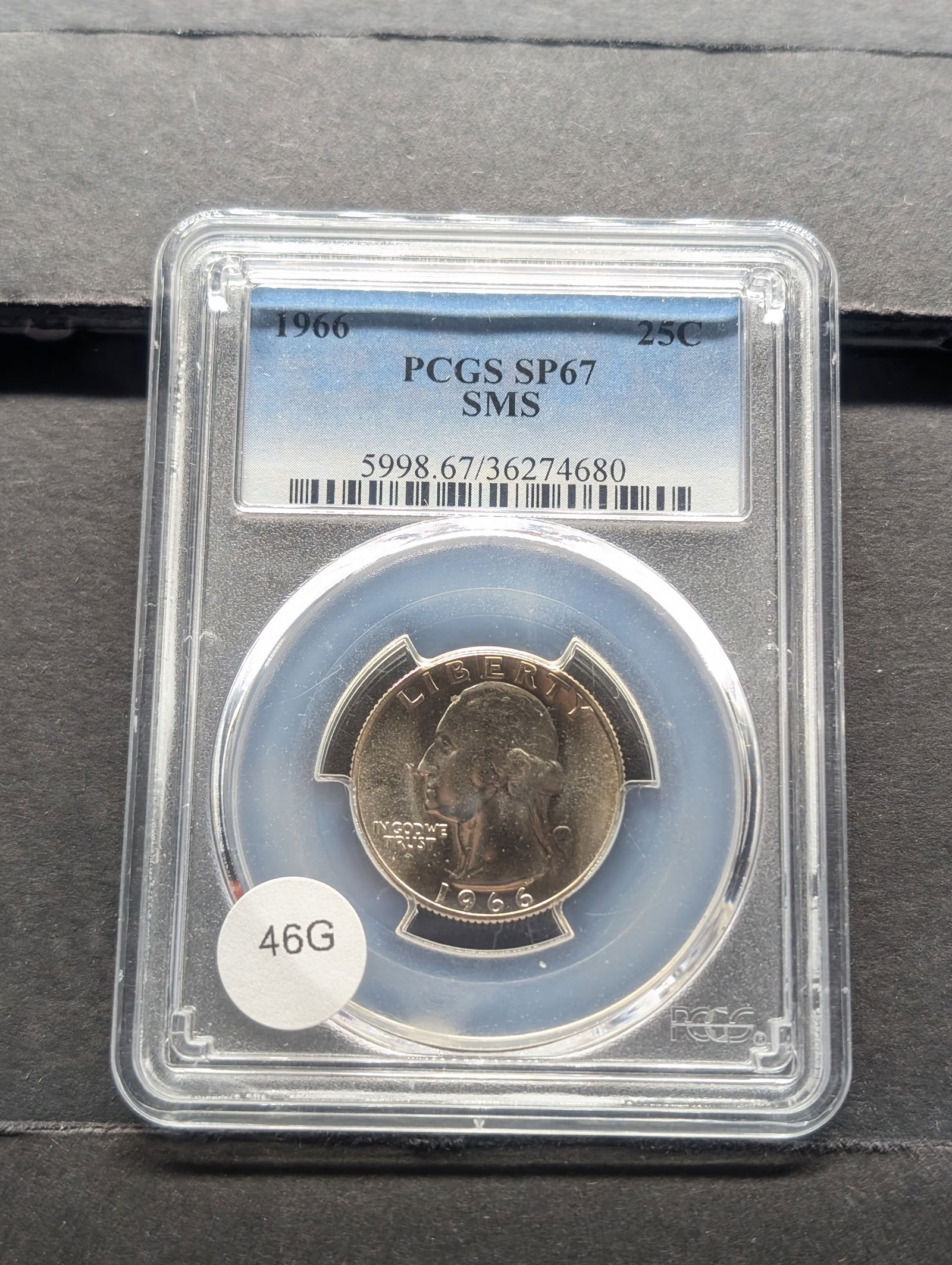 1966 SMS Washington 25c. PCGS SP67 (1 of 4)