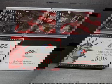 2005-S 11 Piece U.S. Mint Silver Proof Set