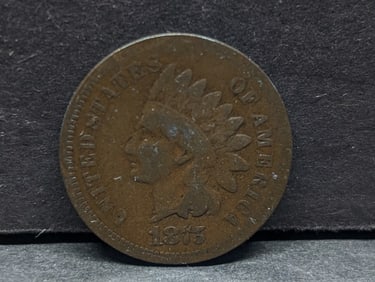 1875 KEY DATE Indian Head Cent