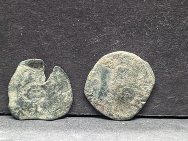 2, 1600-1700, Pirate Era Coins, Over 300 Years Old!