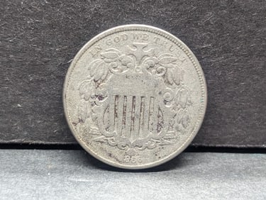 1866 Shield Nickel.