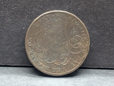 1788 ($35-$50 eBay) UK Druid Penny (Very Rare/Large/Great Details), 236 Years Old!