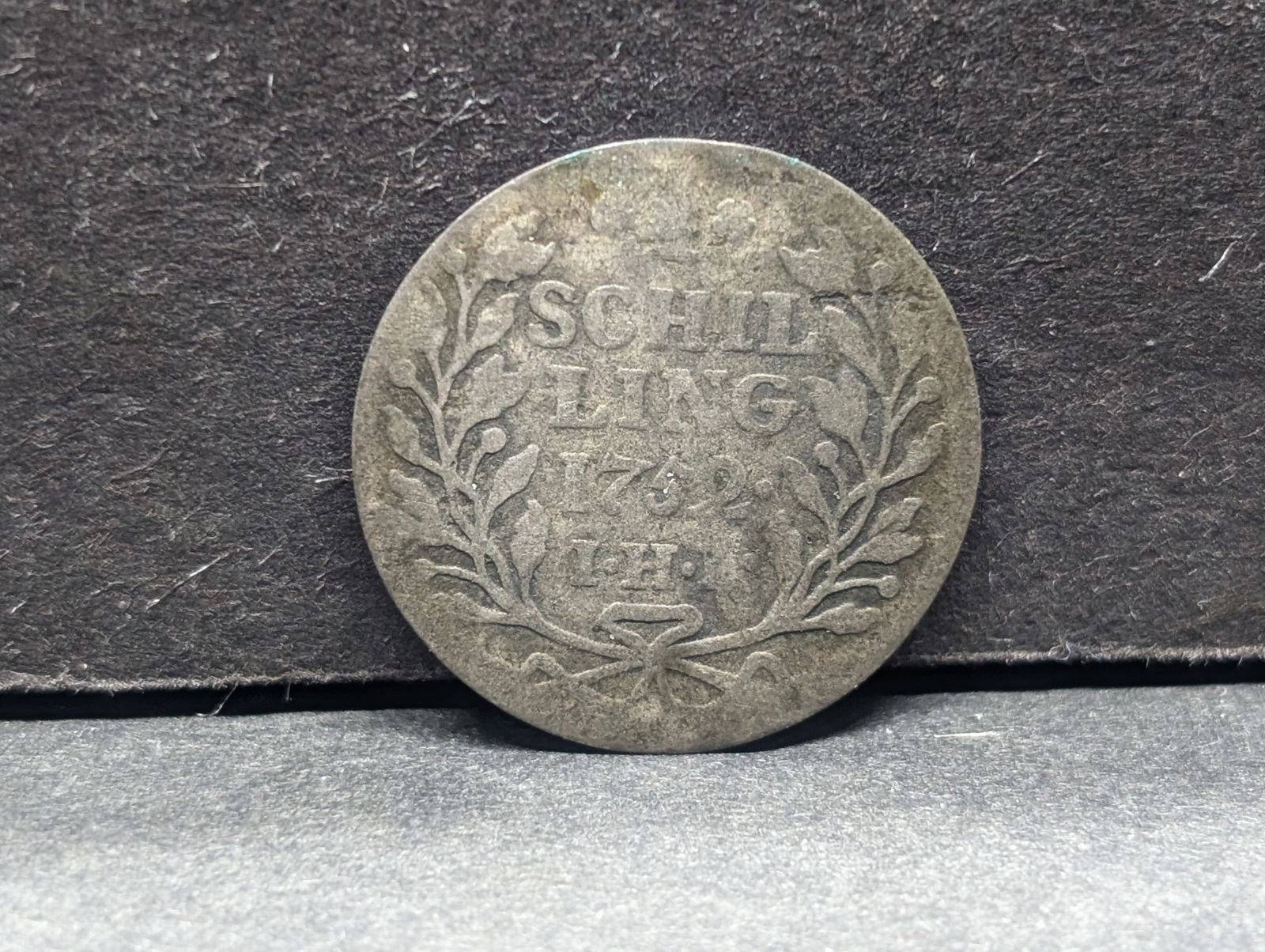 1752 (Silver/XF-Incredible Details) Hamburg 1 Schilling, 272 Years Old! (1 of 2)