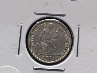 1891 Seated Liberty Dime