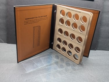 DANSCO Franklin Half Dollar Slide Album. Empty