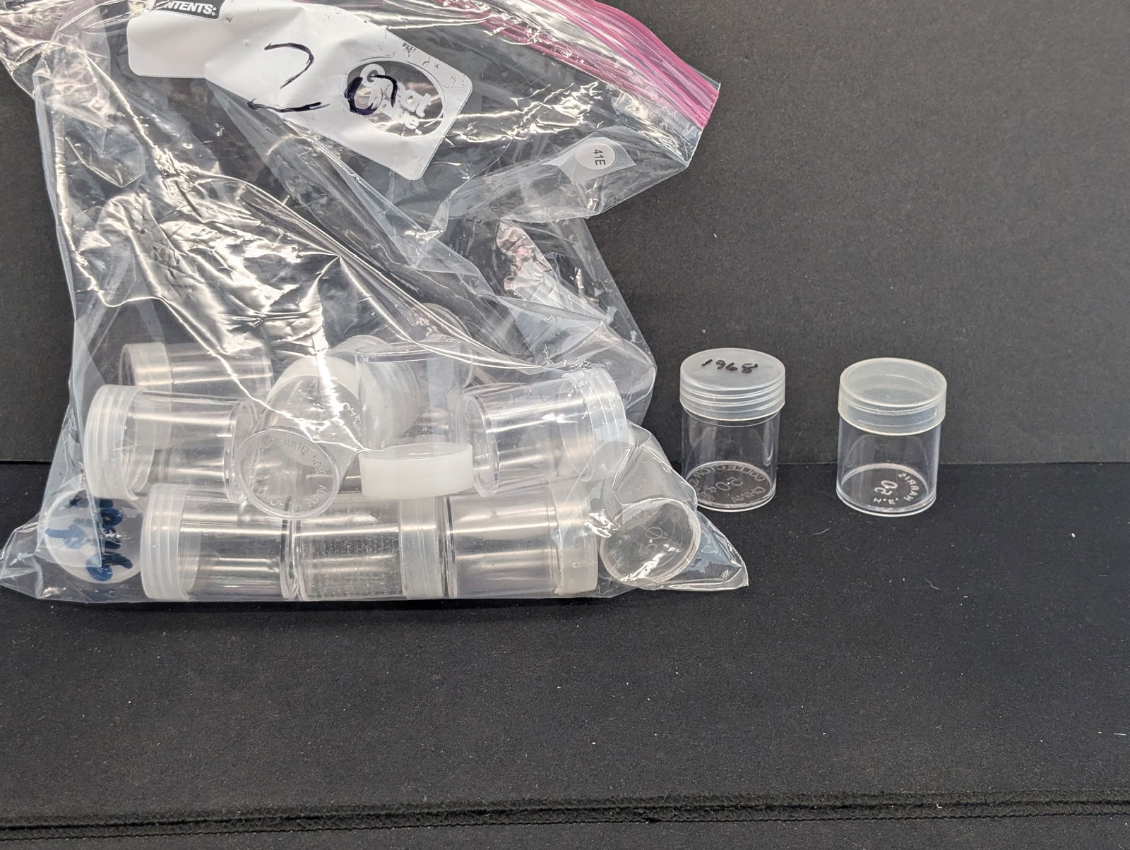 (20) Used Half Dollar Coin Tubes (1 of 3)