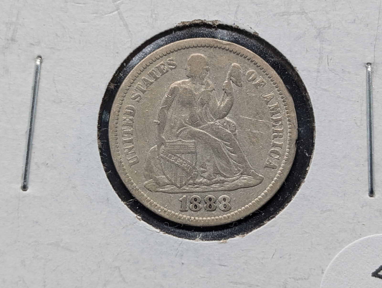 1888 Seated Liberty Dime (1 of 3)