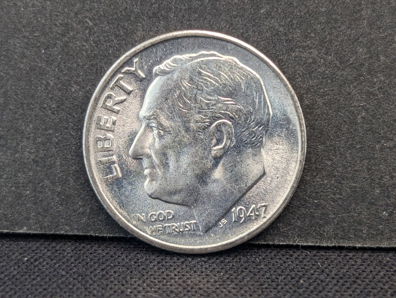 1947-S Roosevelt Dime. GEM BU. 90% Silver. (1 of 2)