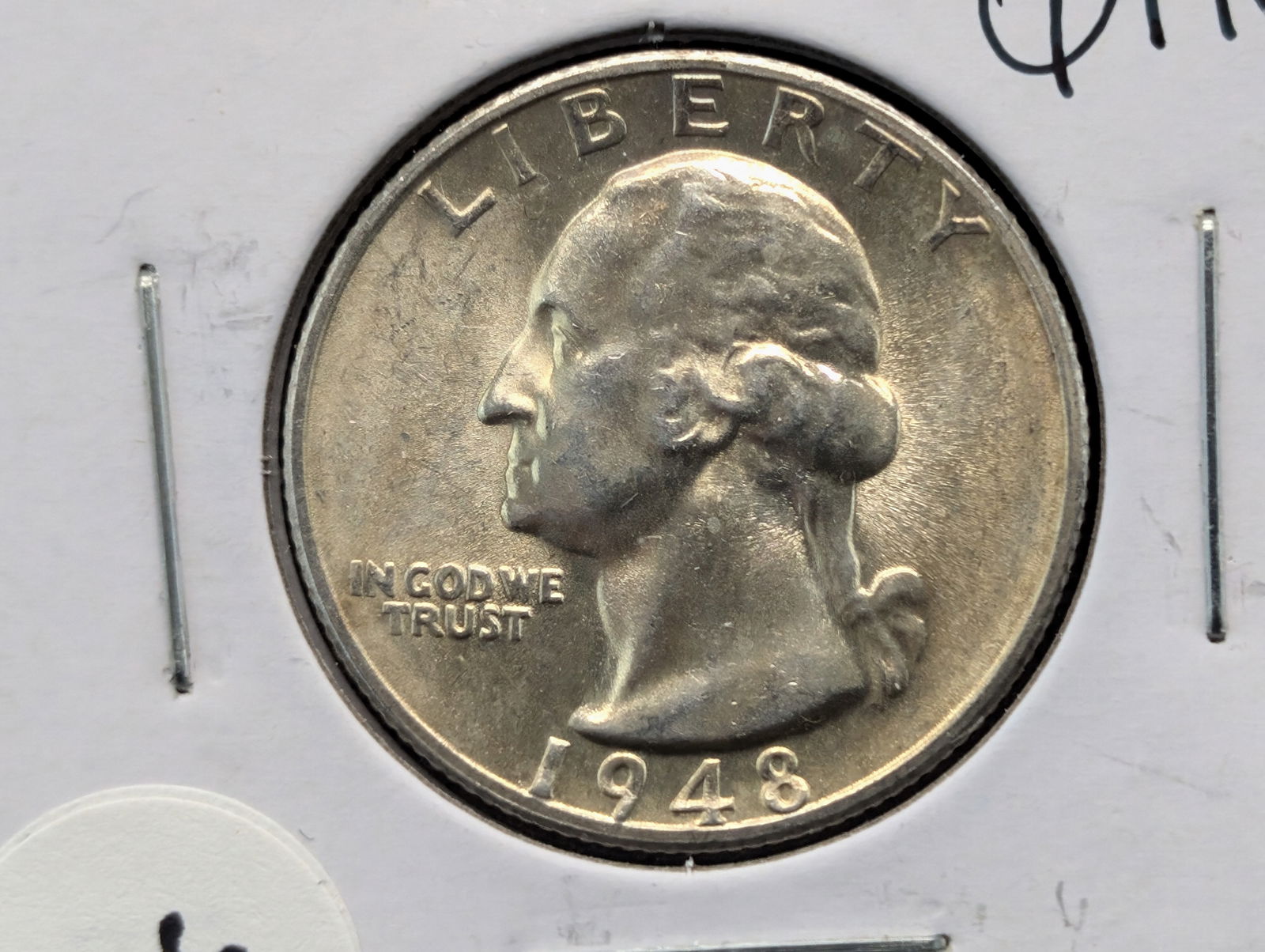 1948-S Washington Quarter. 90% Silver GEM BU (1 of 3)