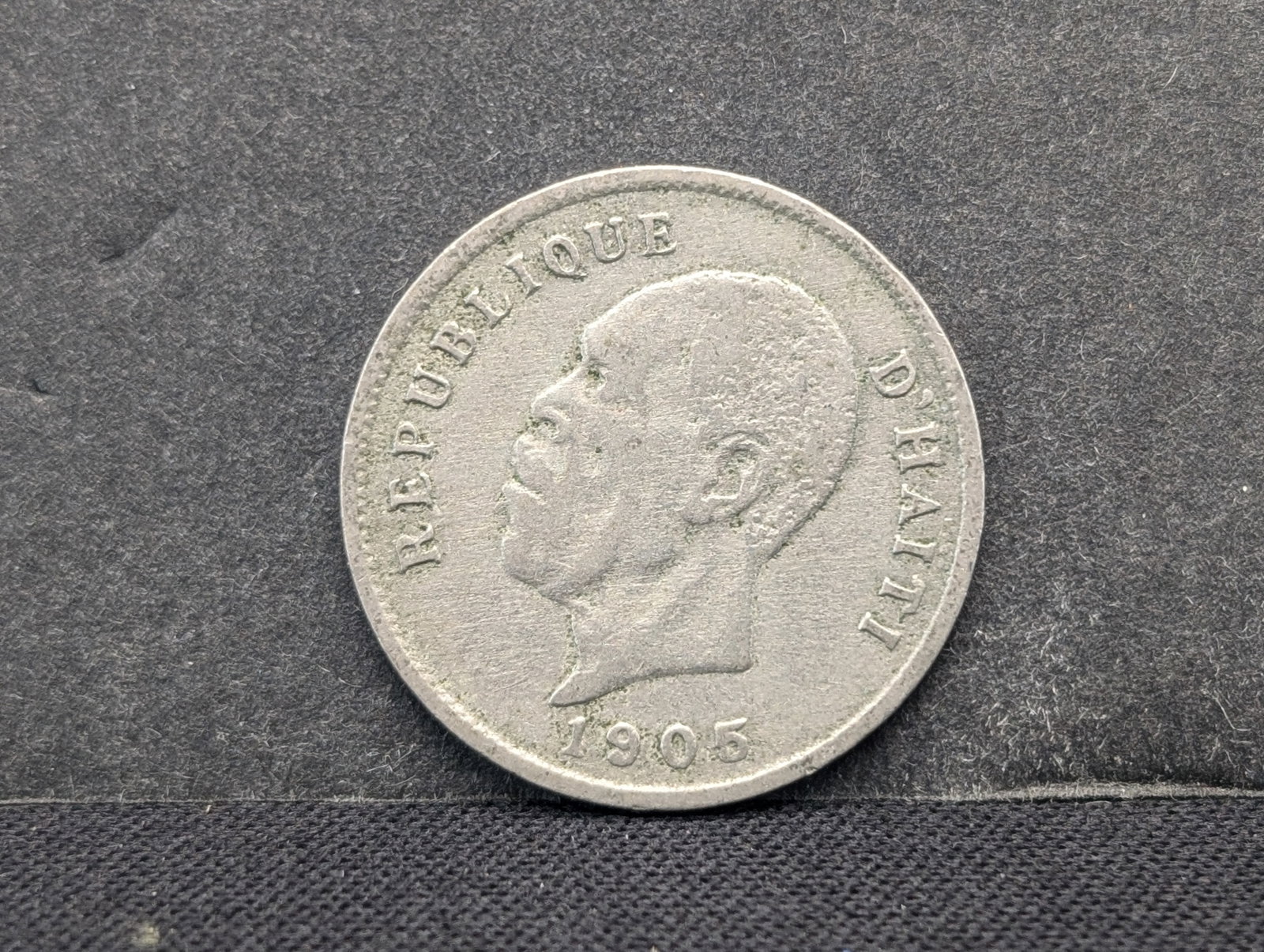 1905 Haiti 5 Centimes, Harder to find, 119 Years old!: 1905 Haiti 5 Centimes, Harder to find, 119 Years old!