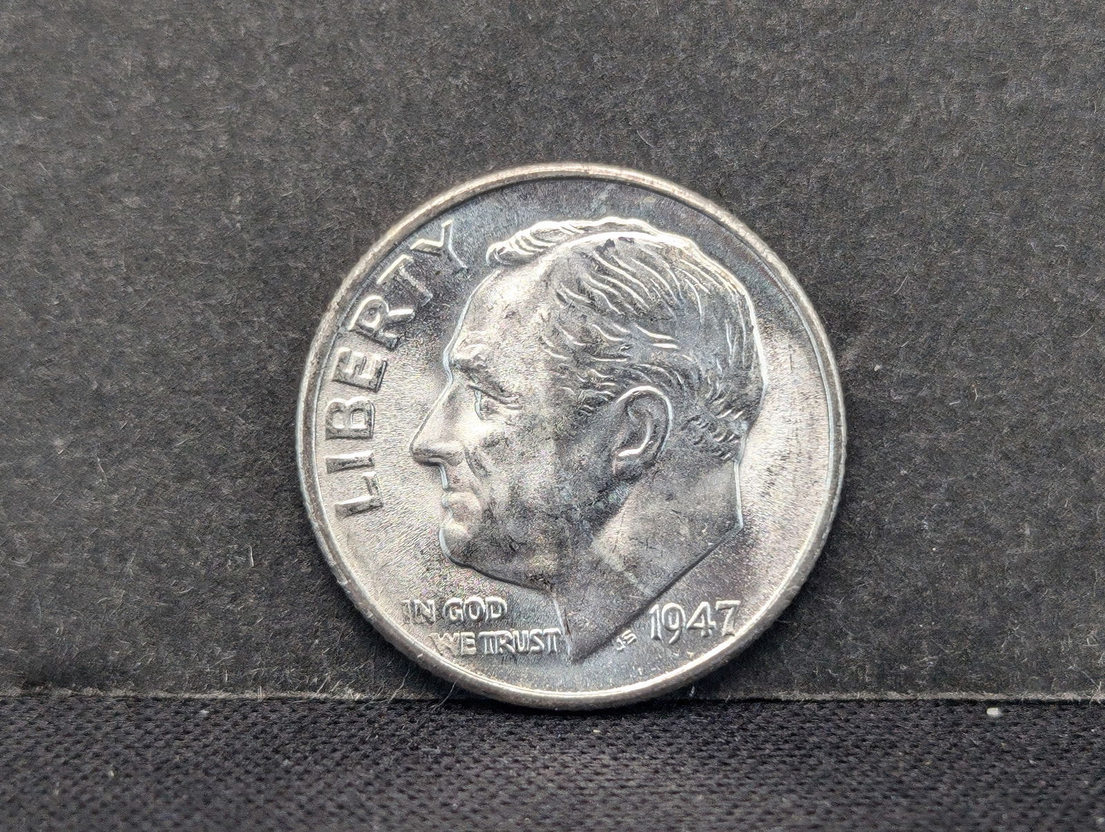 1947-S Roosevelt Dime. GEM BU. 90% Silver. (1 of 2)