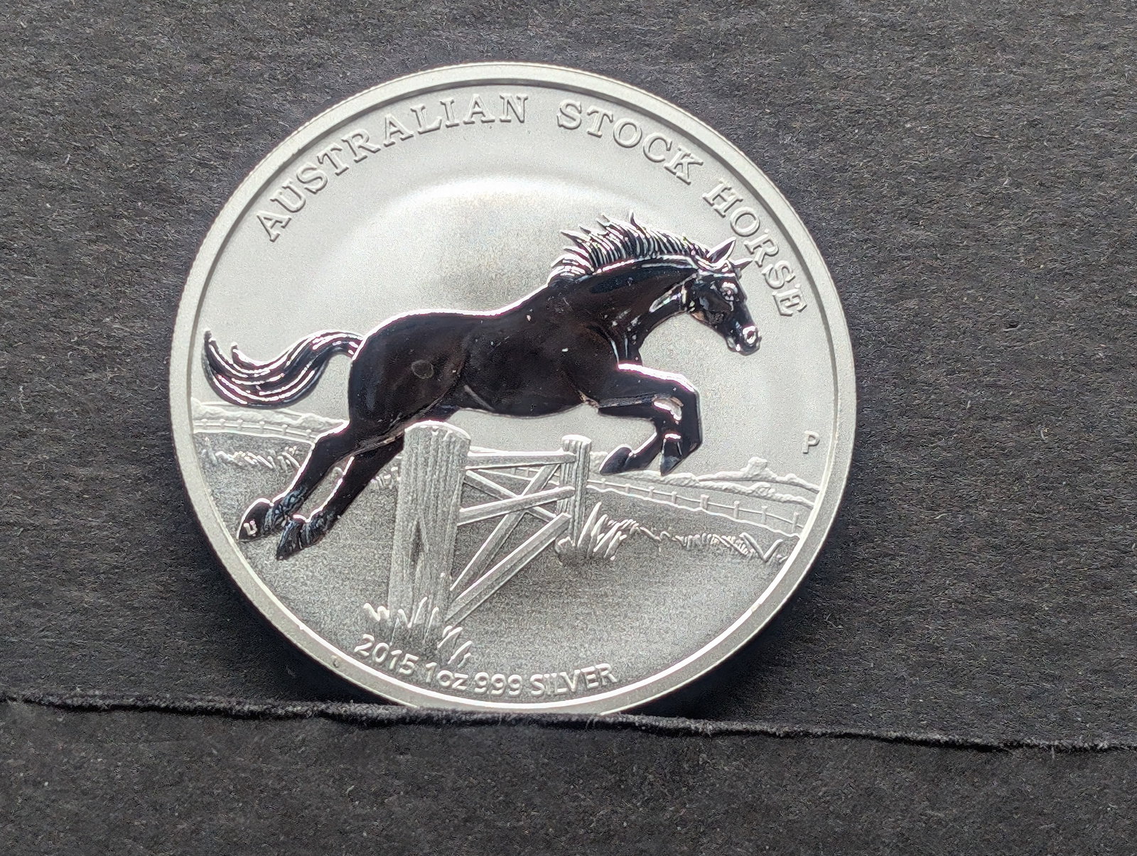 2015 Australia - $1 Silver Coin - Australian Stock Horse (1 of 2)