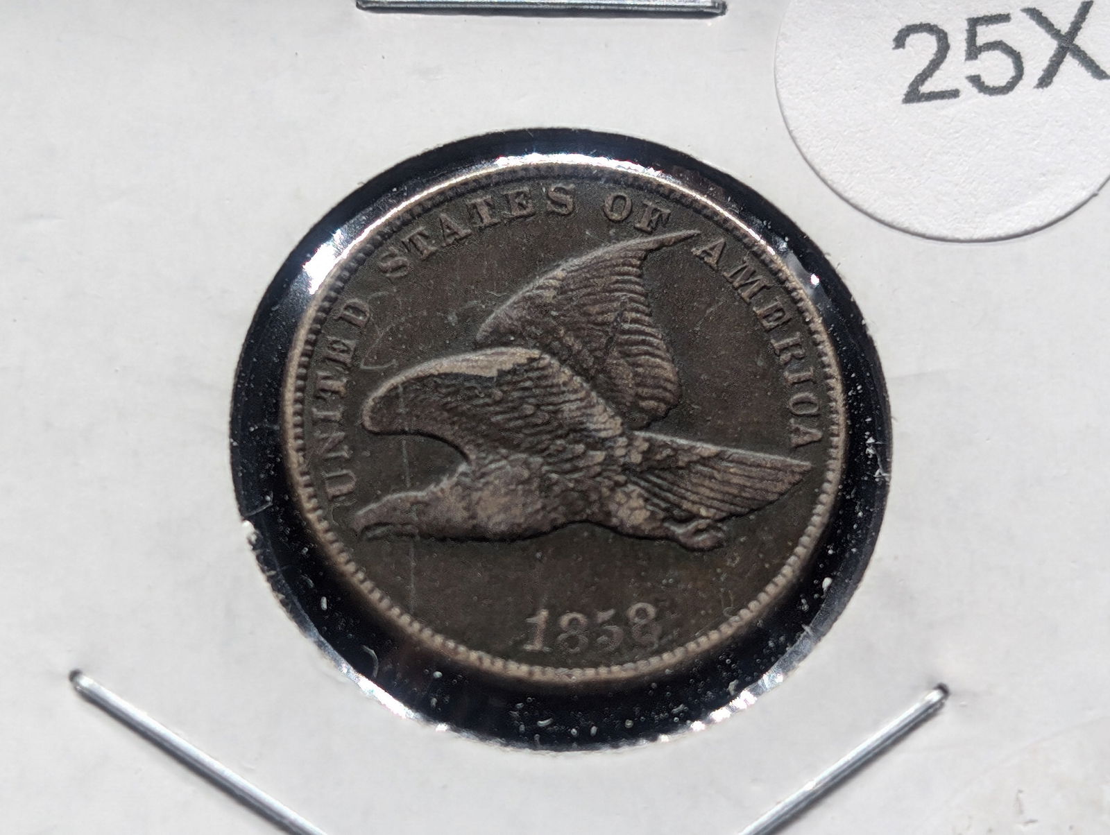 1858 Flying Eagle Cent Large Letters (1 of 3)