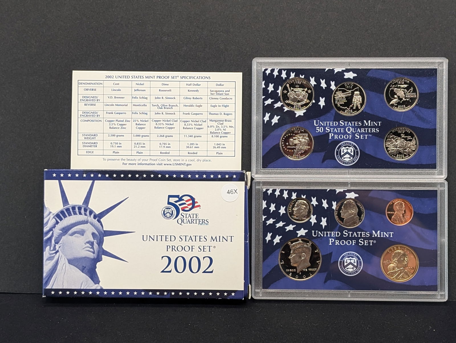 2002-S US Proof Set w/State Quarters (1 of 4)