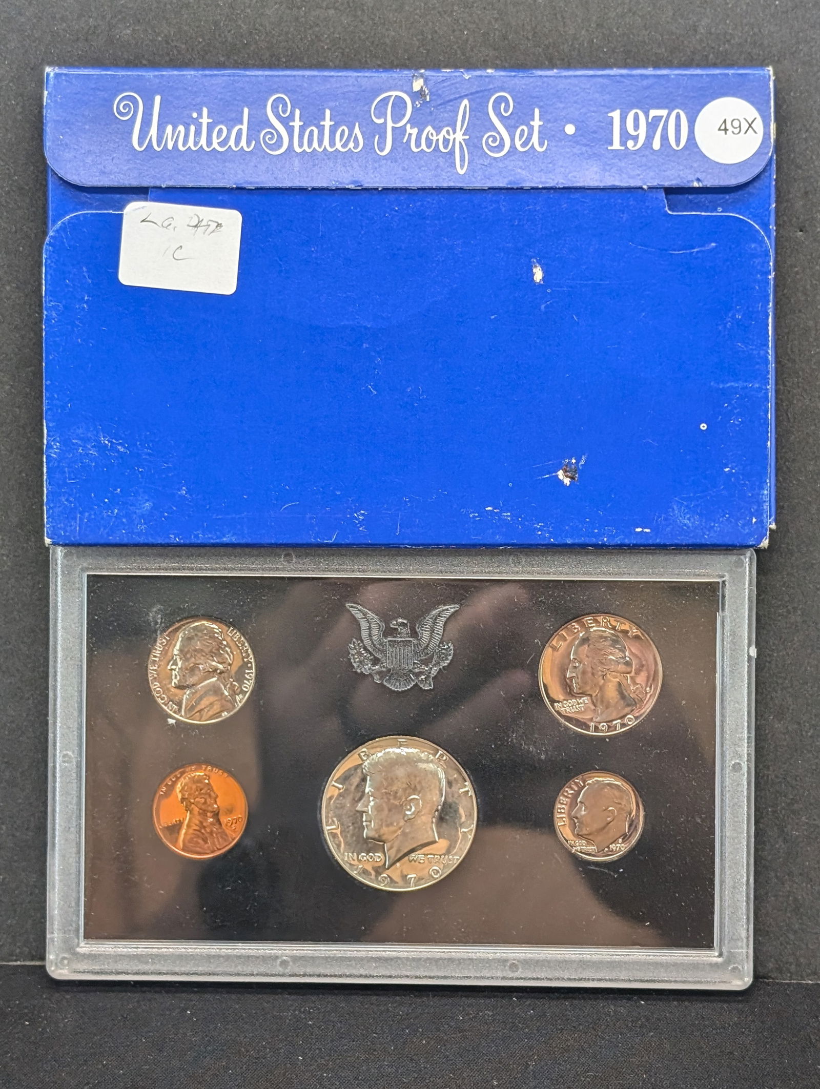 1970-S US Proof Set w/ the Rare 40% Silver Kennedy Half Dollar (1 of 3)
