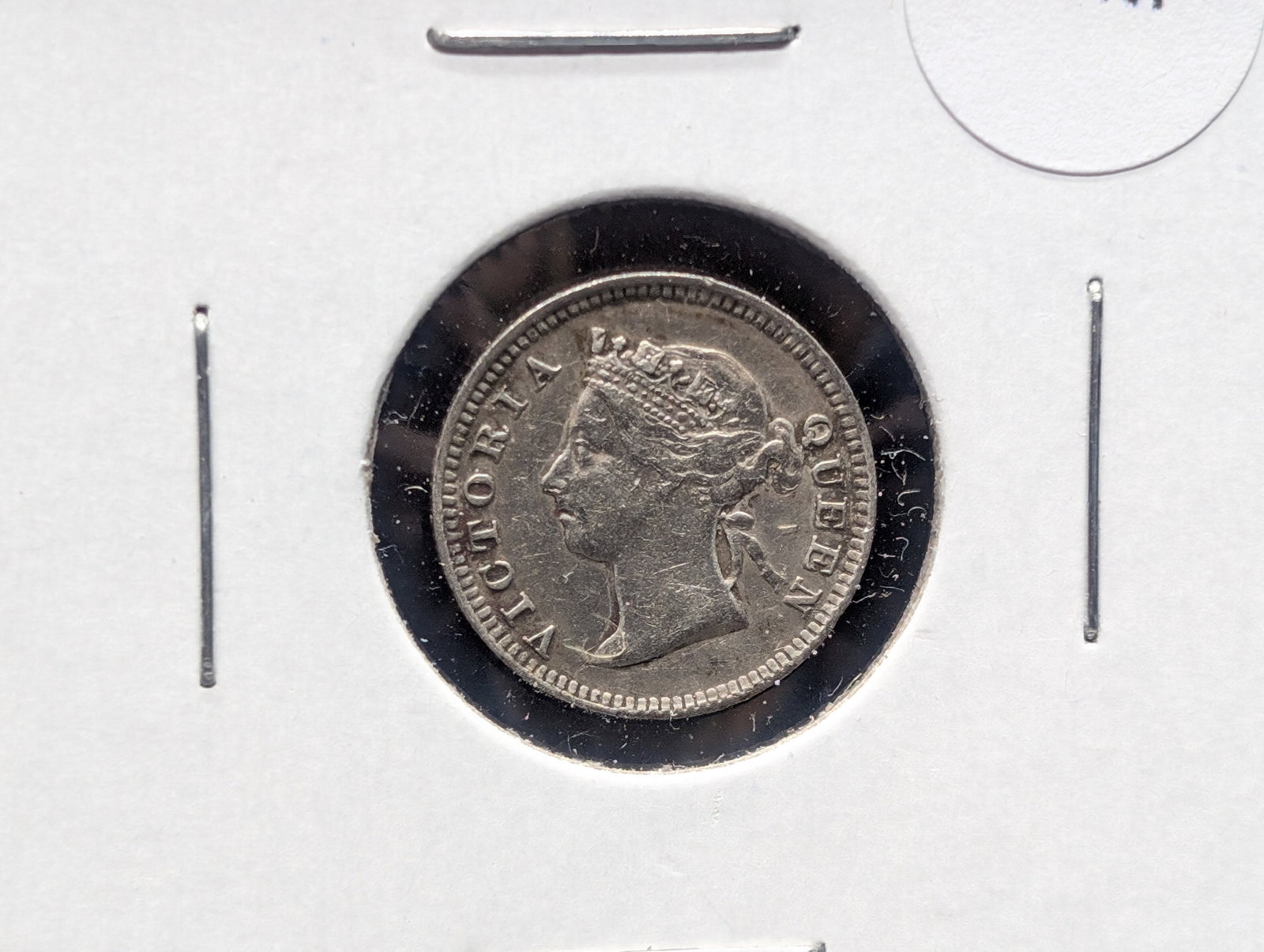 1901 Silver Southeast Asia 5 Cents: 1901 Silver Southeast Asia 5 Cents
