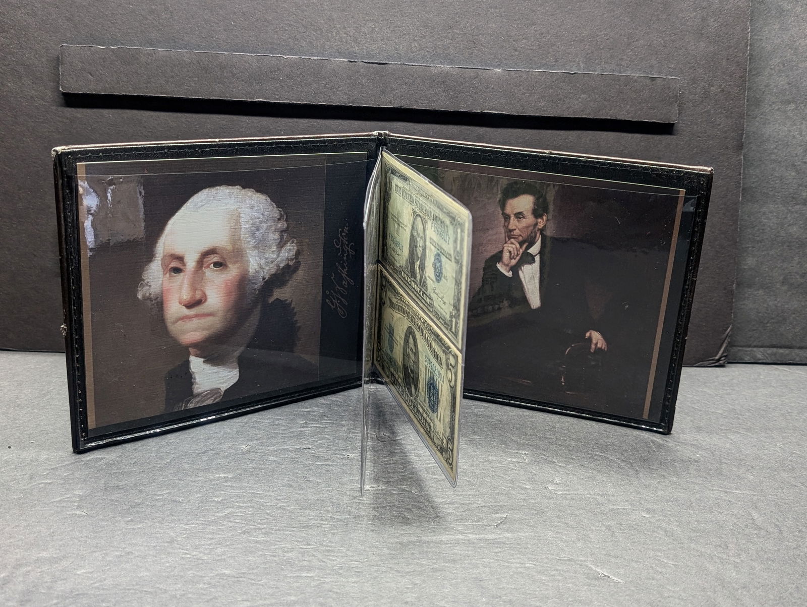 World Reserve Monetary Exchange 1935-E $1 & 1934-D $5 Silver Certificates (1 of 9)