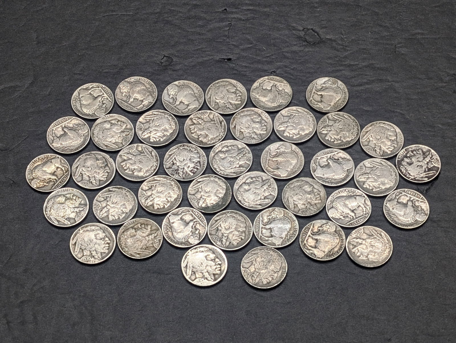 (40) 1930 Buffalo Nickels (1 of 4)