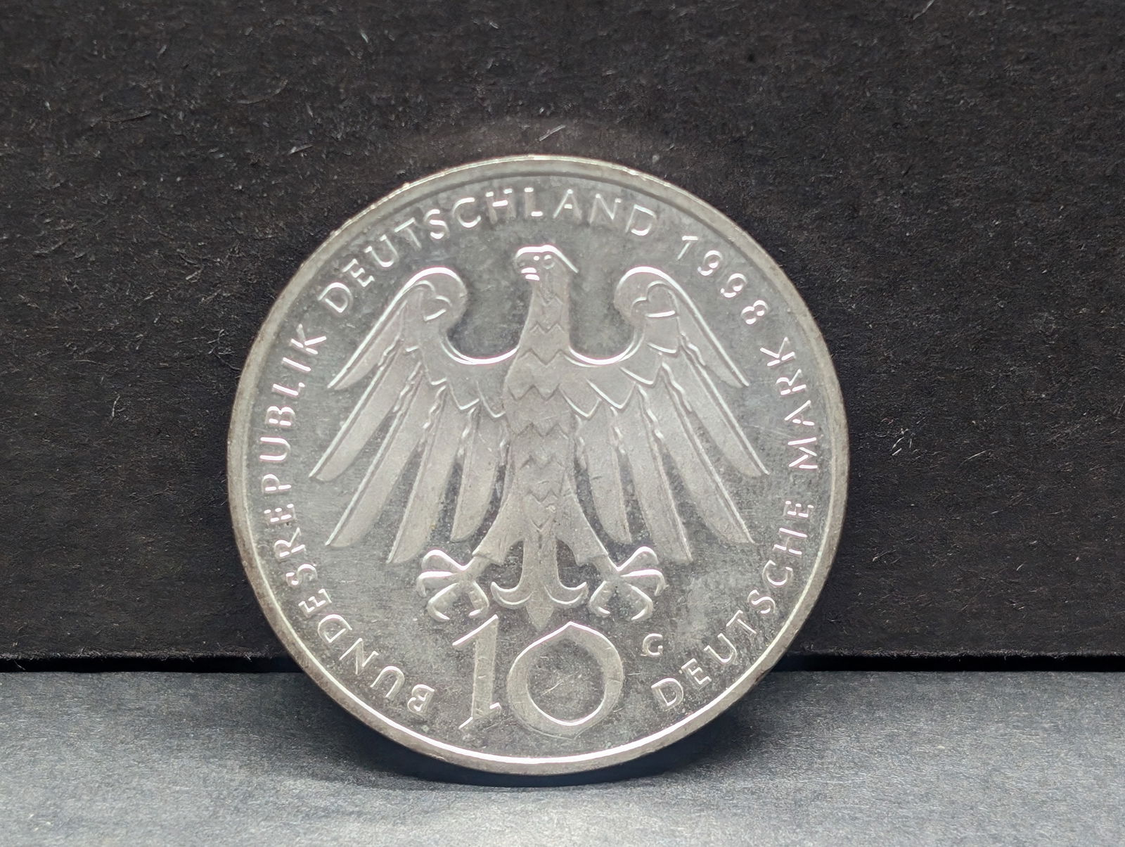 Germany 1998-G 10 Deutsche Mark .625 Silver (1 of 2)